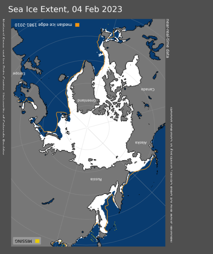 기후예측정보 해빙 자료 - 2023년 02월 04일