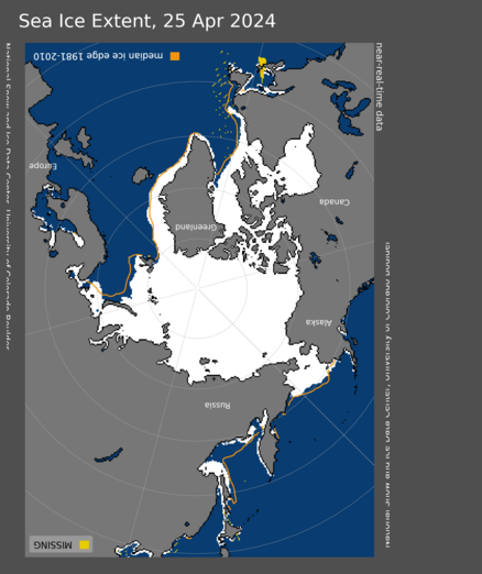 기후예측정보 해빙 자료 - 2024년 04월 25일